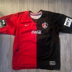 Nike Red and Black Atlas Jersey 2003/2004